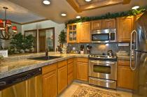kitchen-oak-cabinets-with-light